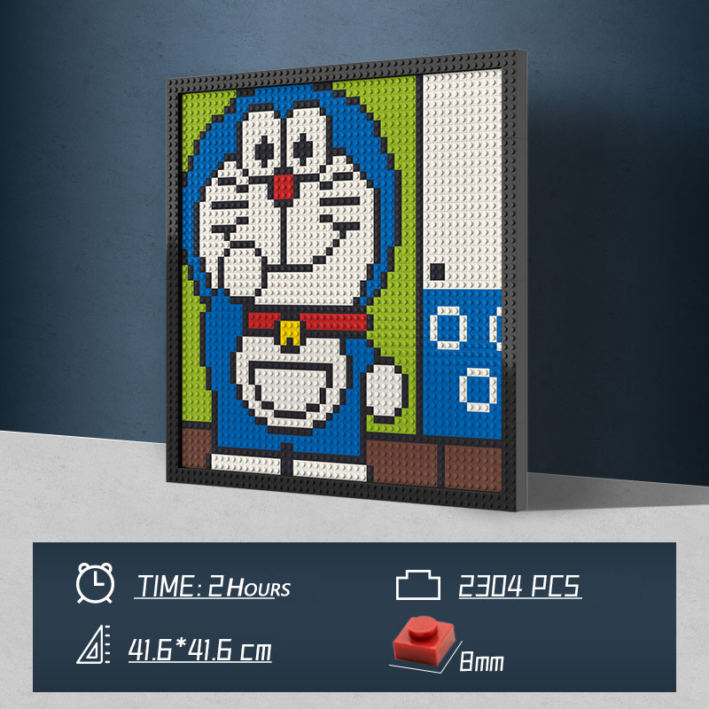 Pixel Art - Doraemon - My Freepixel
