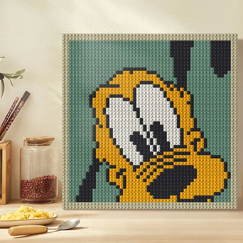 Pixel Art - Mickey Mouse's Dog Pluto - My Freepixel