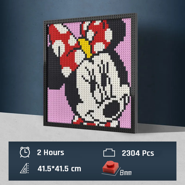 Pixel Art - Disney Minnie Mouse - My Freepixel