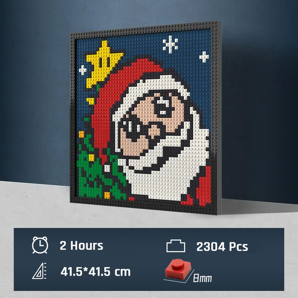 Pixel Art - Santa Claus - My Freepixel