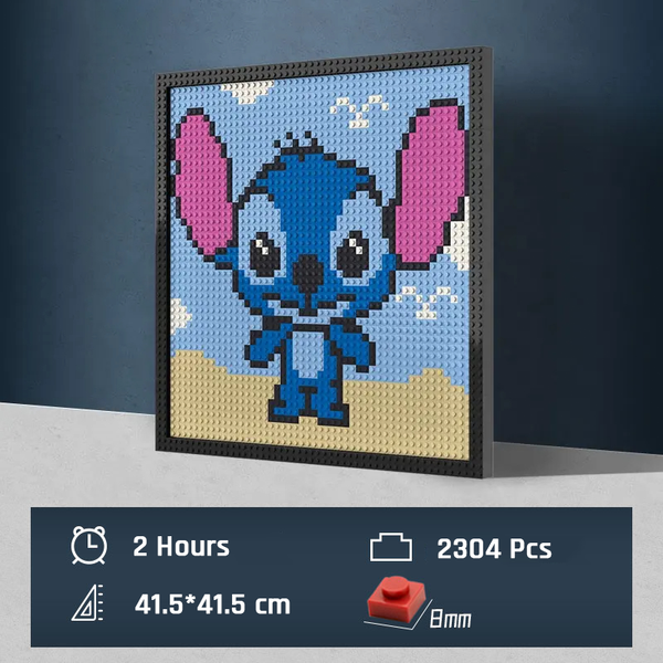 Pixel Art - Disney Lilo & Stitch - My Freepixel