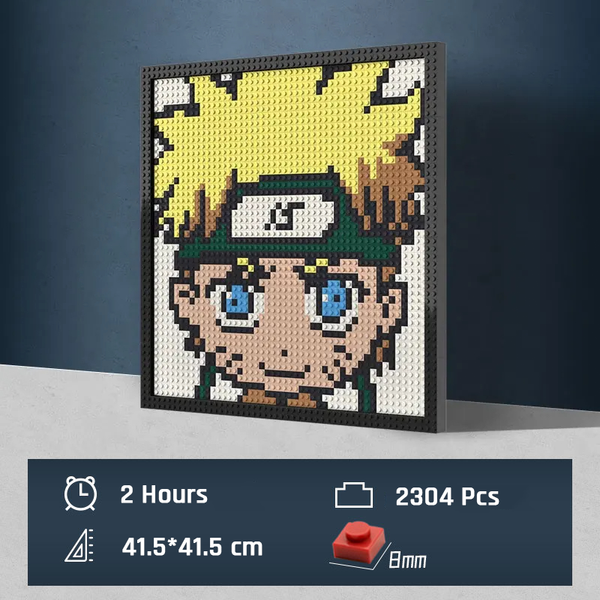 Pixel Art - Chibi Uzumaki Naruto - My Freepixel