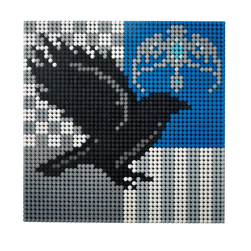 Pixel Art - Harry Potter Hogwarts Crests - My Freepixel