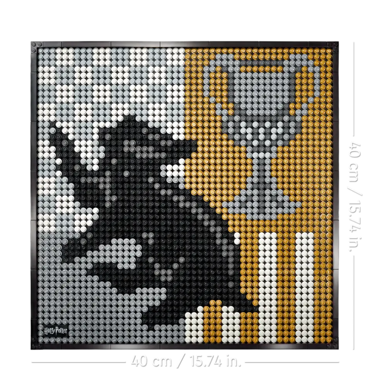 Pixel Art - Harry Potter Hogwarts Crests - My Freepixel