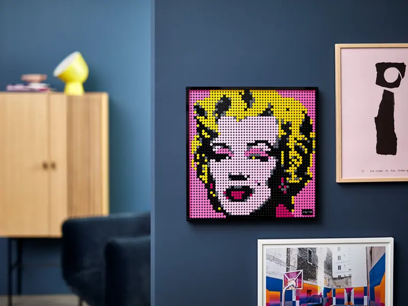 Pixel Art - Andy Warhol's Marilyn Monroe - My Freepixel