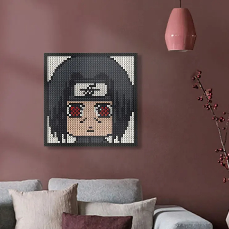 Pixel Art- Naruto Chibi Uchiha Itachi - My Freepixel