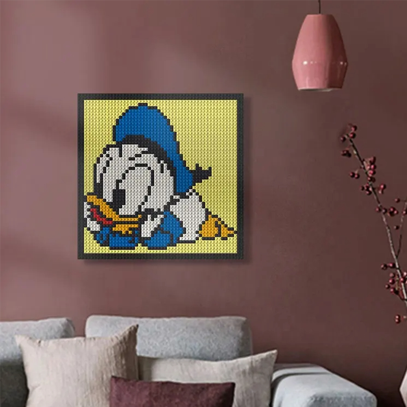 Pixel Art - The Chibi Donald Duck - My Freepixel