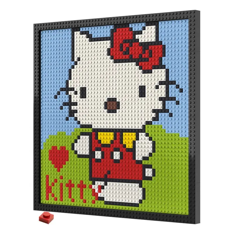 Pixel Art - Hello, Kitty - My Freepixel