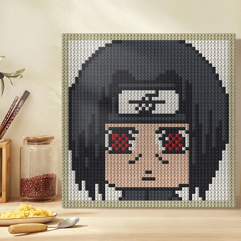 Pixel Art- Naruto Chibi Uchiha Itachi - My Freepixel