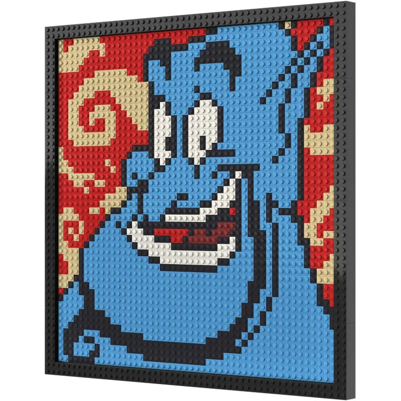 Pixel Art - The Aladdin Genie - My Freepixel