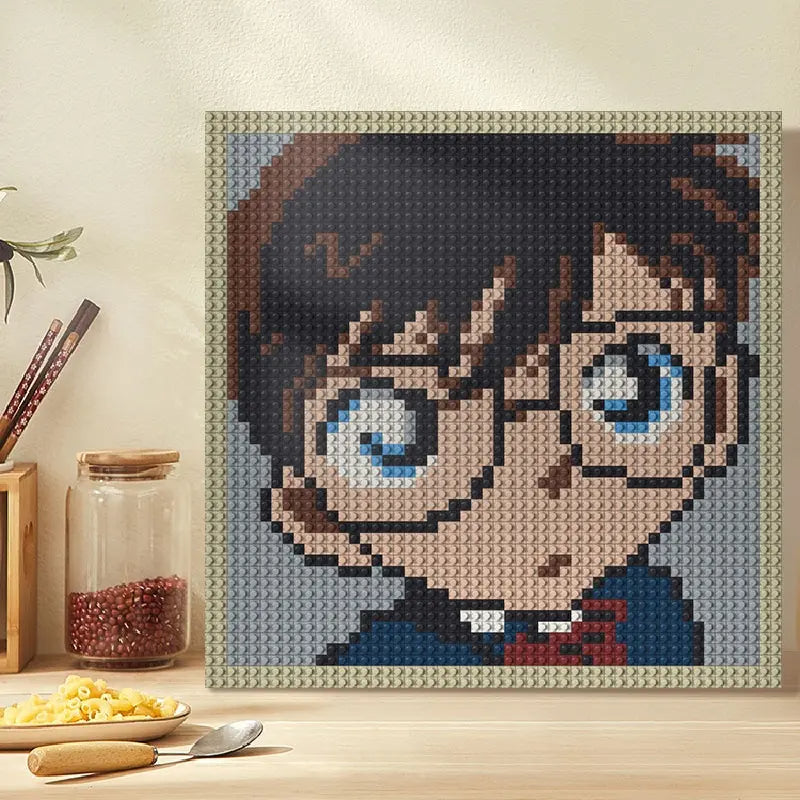 Pixel Art - The Detective Conan - My Freepixel
